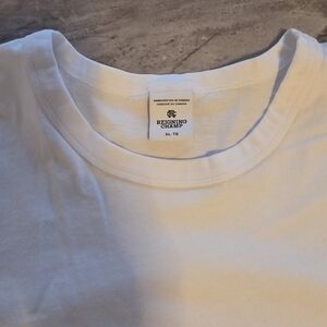 Reigning Champ White Crewneck T-Shirt